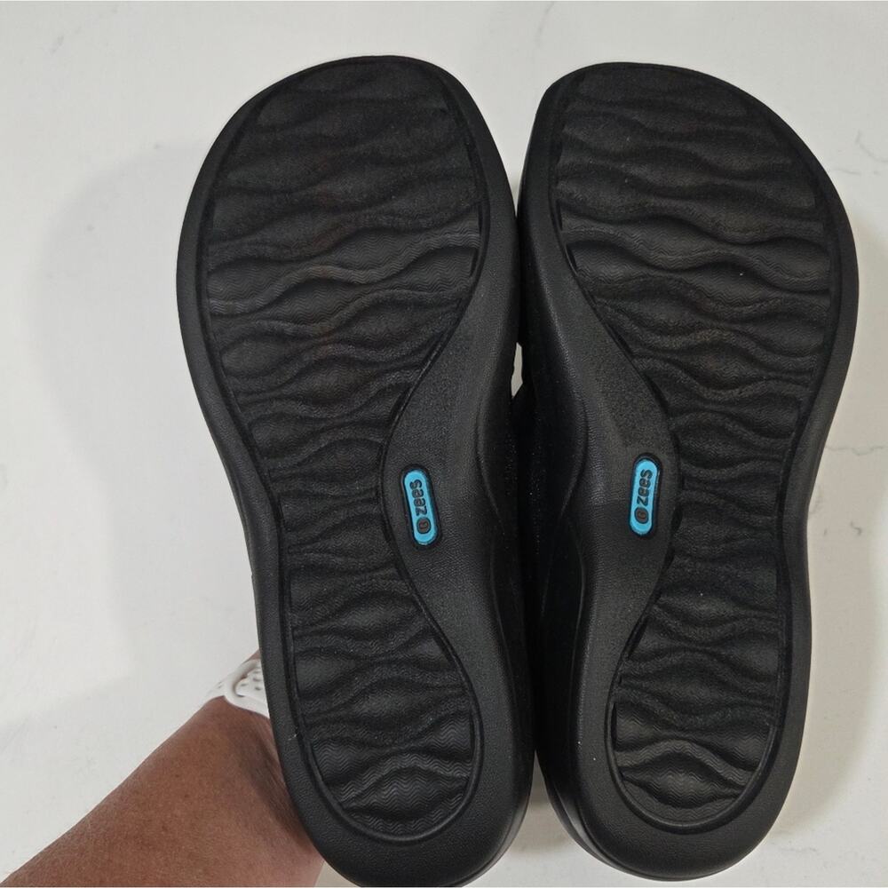 Bzees Paris Slip On Machine Wash Twist Front Detail Comfort Cloud Insoles Sz 8 - Picture 9 of 11